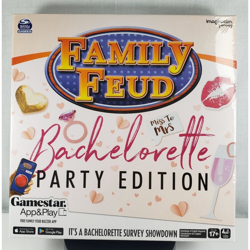 Family Feud Bachelorette Party Edition by Spin Master Games Adult 17+ New
